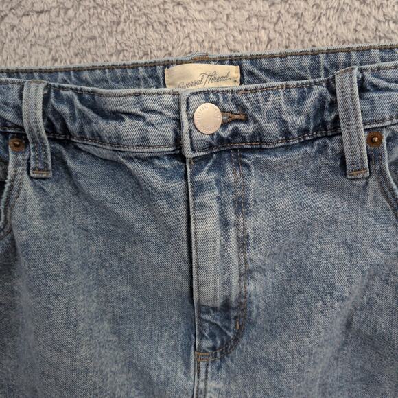 Universal Thread Women's High-Rise Front Slit Denim Maxi Skirt Size 20 - Picture 2 of 11